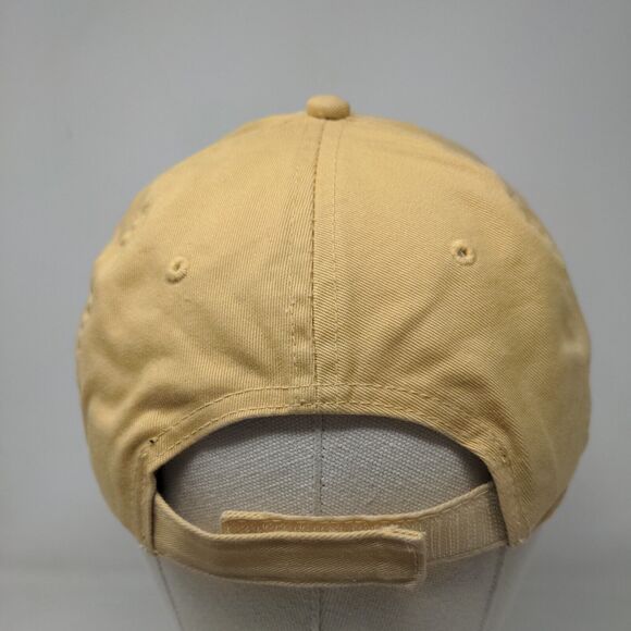 Biloxi Beach Mississippi Strapback Hat Tan OSFA Bio-Domes Headgear Embroidered - Picture 6 of 8